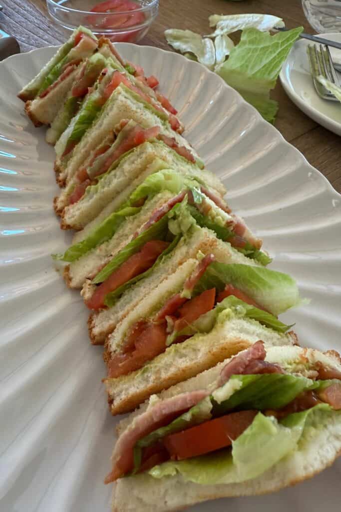 gluten free sandwich platter - BLATs