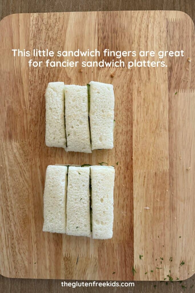 how to make gluten-free Cucumber Sandwiches 3