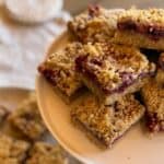 gluten-free Raspberry Crumble Bars