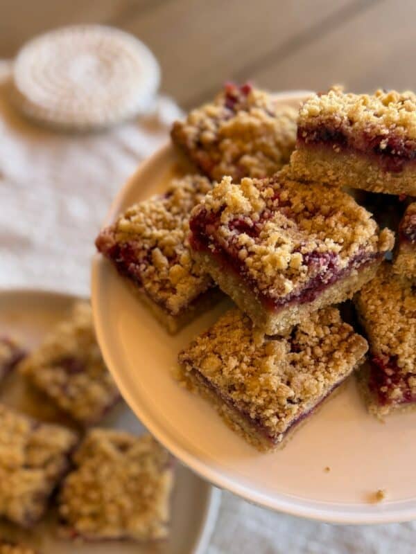 Gluten-Free Raspberry Crumble Bars (No Oats)