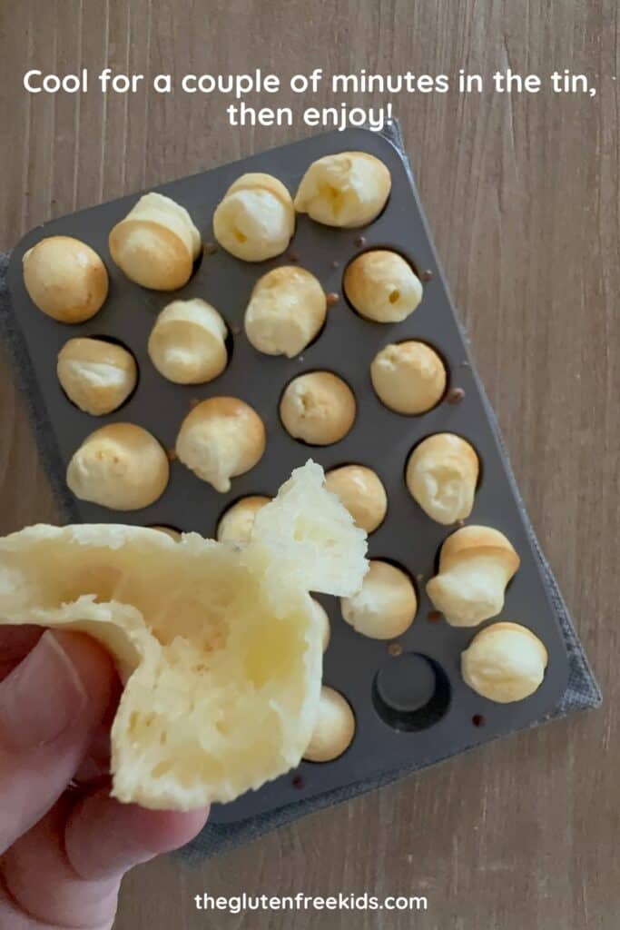 Cool for a couple of minutes in the tin, then enjoy!