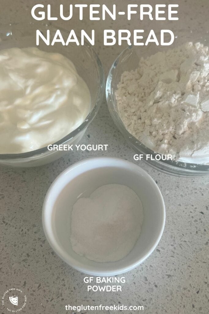 Ingredients To Make Gluten-Free Naan Bread