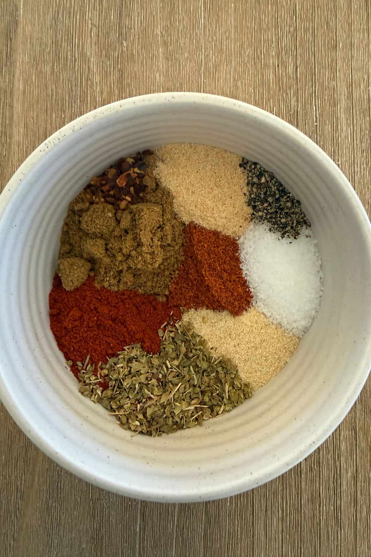 Mix all Taco Seasoning Ingredients