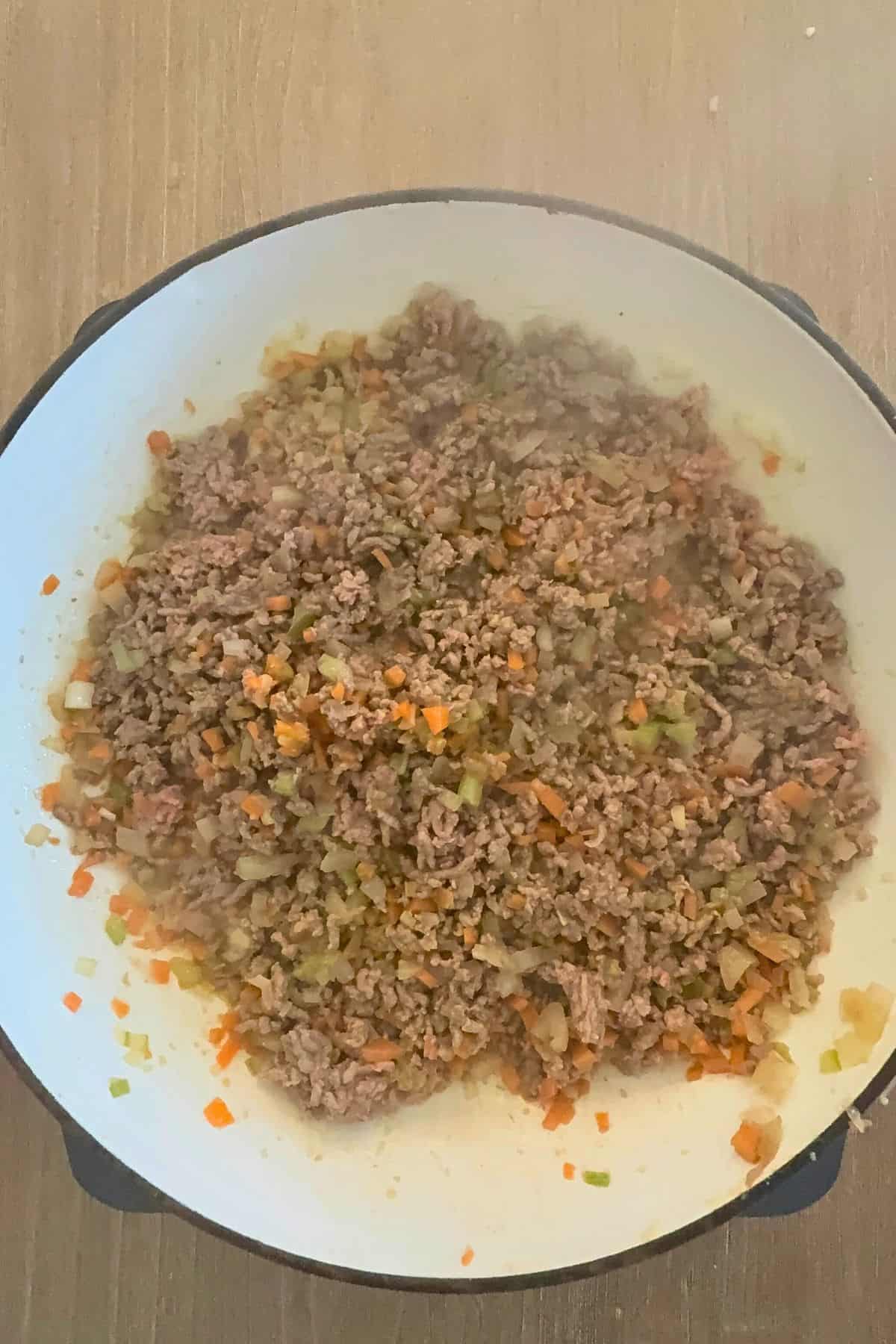 cook ground beef mince