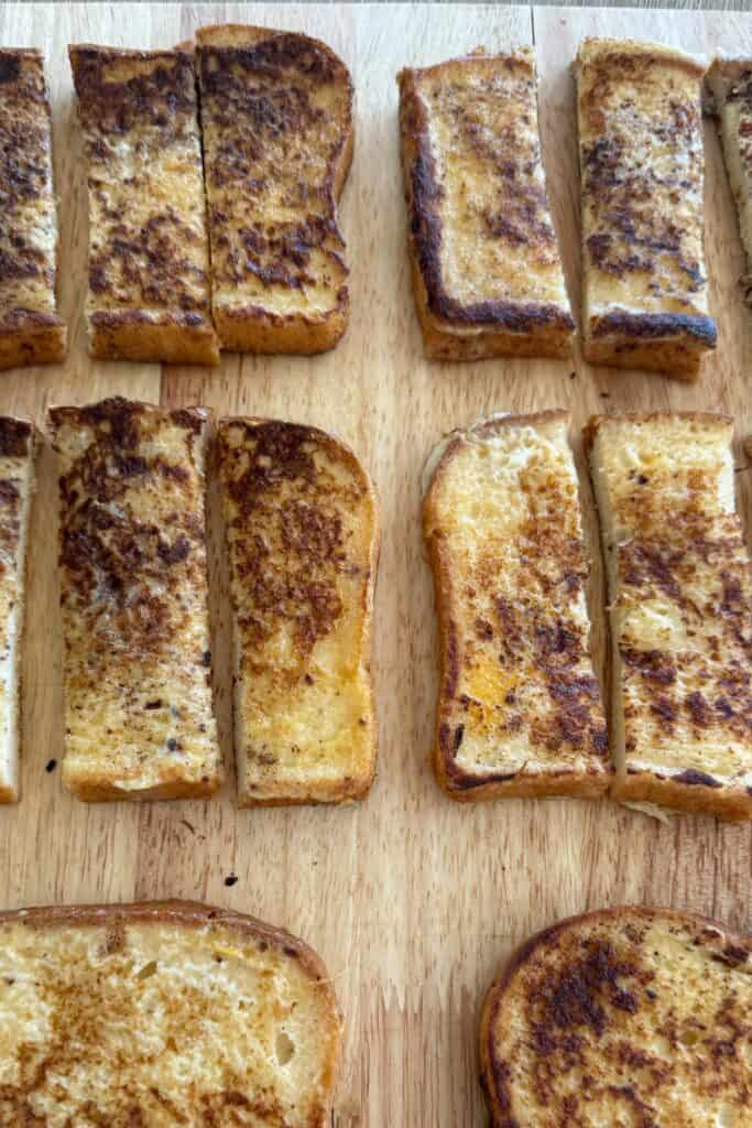 how to freeze gluten free french toast in sticks
