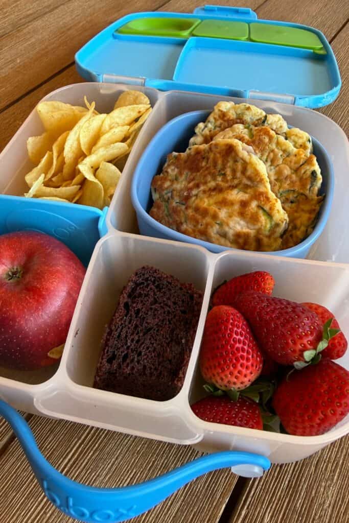 Gluten-Free Chocolate Cake Bars Lunchbox