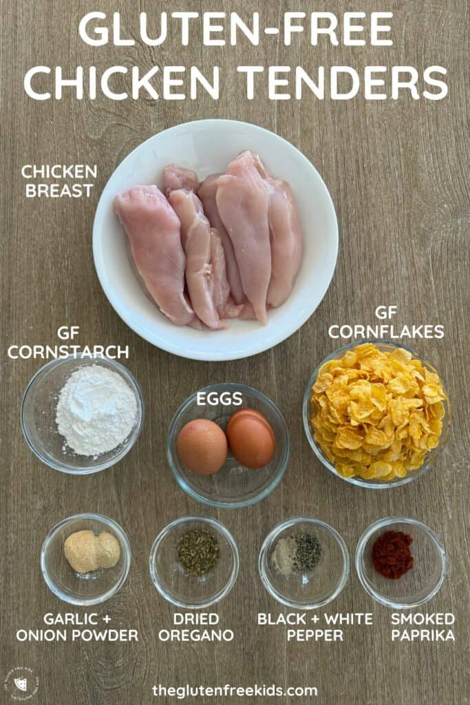Ingredients Required to Make Gluten-Free Chicken Tenders