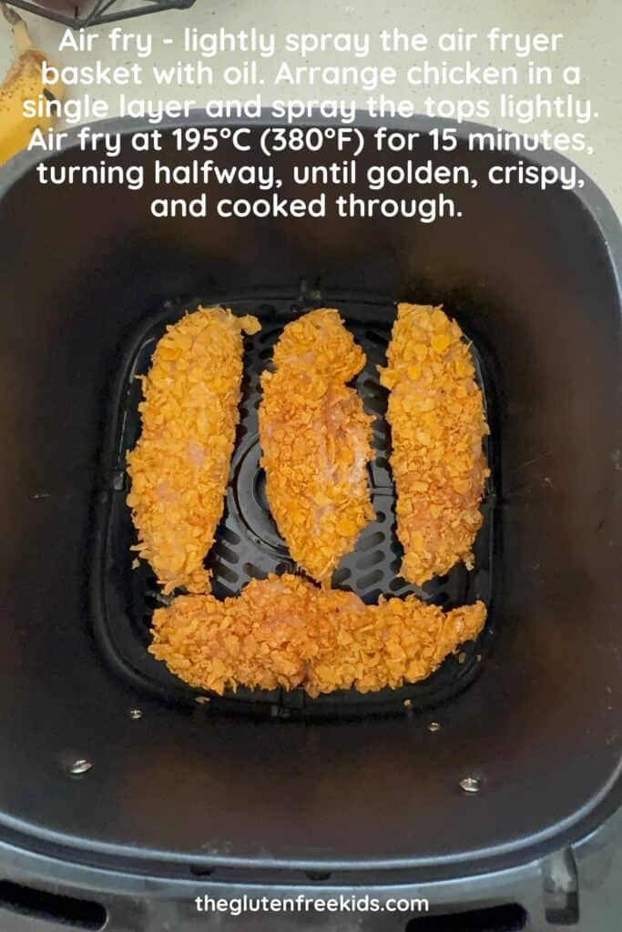 air fry the gluten free chicken tenders