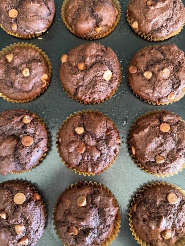 Gluten-Free Double Chocolate Muffins
