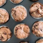 gluten free zucchini chocolate muffins