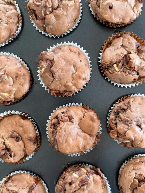 Gluten-Free Chocolate Zucchini Muffins