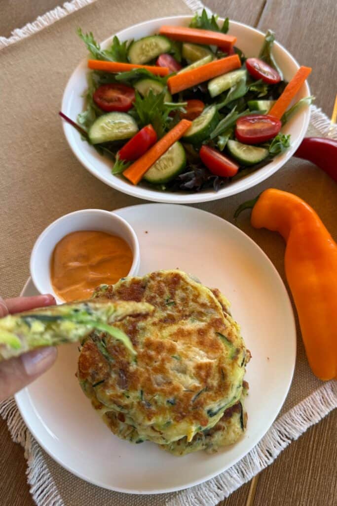 gluten free zucchini pancakes recipe
