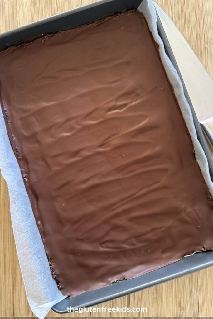 Chocolate Seed Bars topping