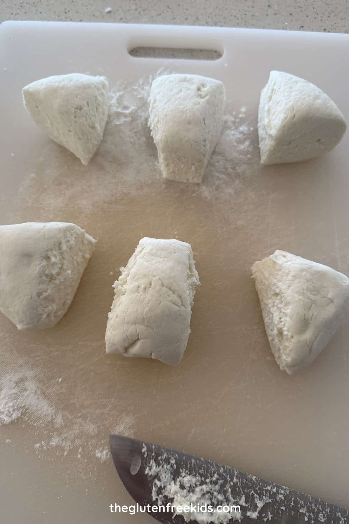 Ham & Cheese Rolls Divide into 6 equal portions and roll into roll shapes.