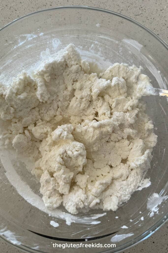 flour and yoghurt mix
